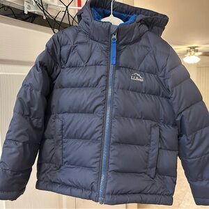 L.L. Bean Dark Blue Quilted Jacket